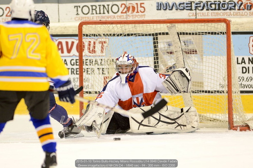 2015-01-10 Torino Bulls-Hockey Milano Rossoblu U14 0848 Davide Fadani